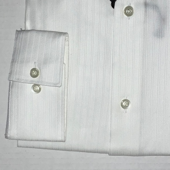 NWT Marc Anthony Slim Fit White Dress Shirt Size 16 1/2 36/37 - Picture 5 of 5